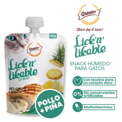 Snack húmedo para gatos - Pollo & Piña