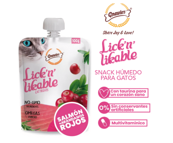 Gnawlers Lick’n’Likable Salmón & Arándanos