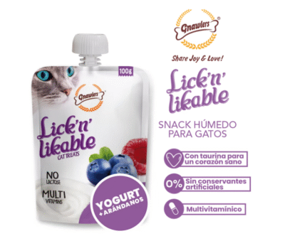 Gnawlers Lick’n’Likable Yogurt & Arándanos