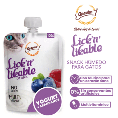 Snack húmedo para gatos - Yogurt & Arándanos