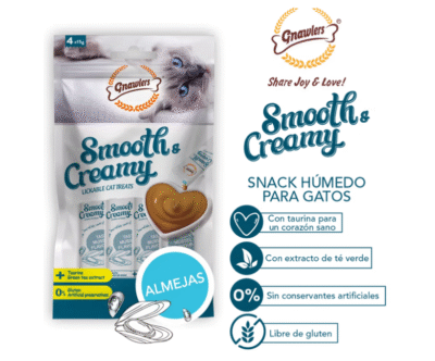 Gnawlers Smooth & Creamy Almejas 4 x 15 gr