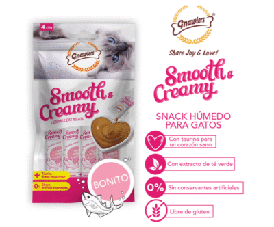 Gnawlers Smooth & Creamy Bonito 4 x 15 gr