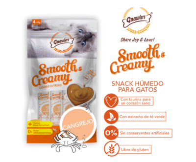 Gnawlers Smooth & Creamy Cangrejo 4 x 15 gr