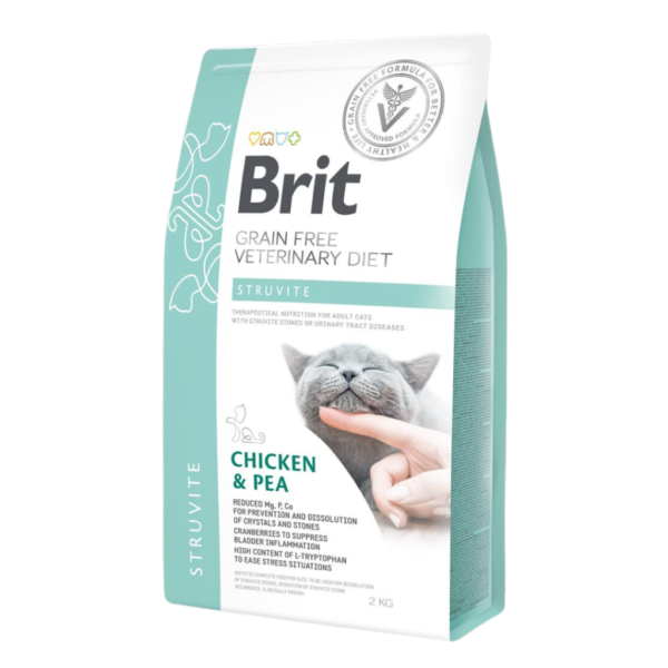 brit-grain-free-veterinary-diet-cat-struvite Cálculos renales - Pollo & Arvejita