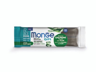 Monge Gift Meat Bars Skin Support Dog (Salmón+Aloe) 40g