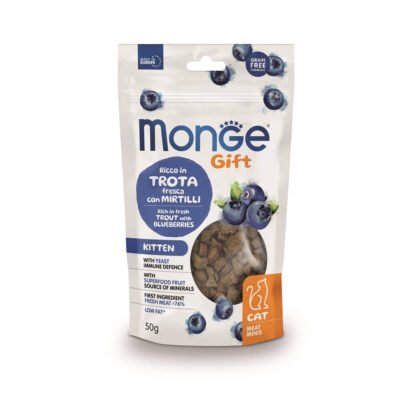 Monge Gift Meat Minis Kitten Cat (Trucha+Arándanos)