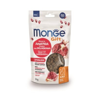 Monge Gift Meat Minis Sterilised Cat (Pato+Granada)