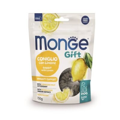 Monge Gift Super "M" Immunity Support Dog (Conejo+Limón) 150g