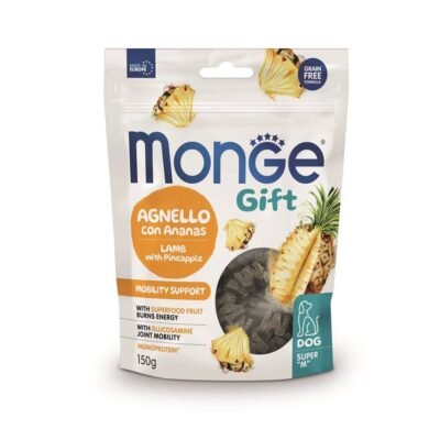 Monge Gift Super "M" Mobility Support Dog (Cordero+Piña) 150g