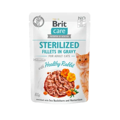 Adulto Esterilizado – Filetes de Conejo en salsa 85g