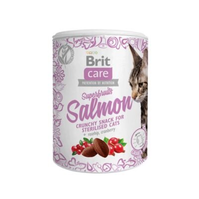 Snack Crocante, Adulto Esterilizado – Superfrutas & Salmón 100g