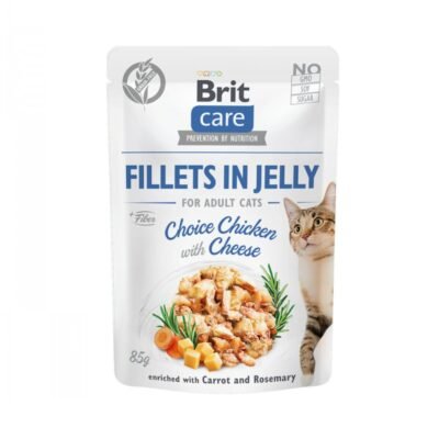 Adulto – Filetes de Pollo & Queso en gelatina 85g