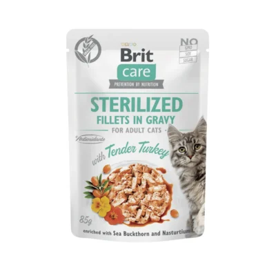 Adulto Esterilizado – Filetes de Pavo en salsa 85g
