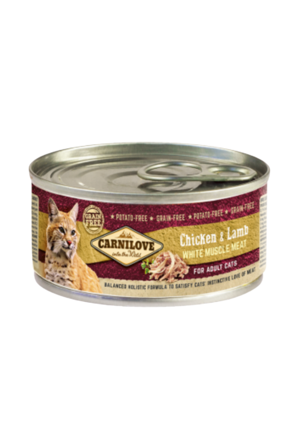 carnilove-can-chicken-lamb-for-adult-cats-100g-1 Adulto – Pollo & Cordero 100g