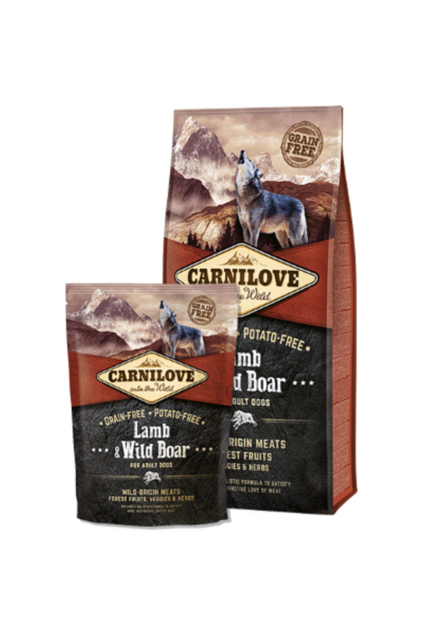 carnilove-grain-free-lamb-wild-boar-for-adult-dogs Adulto – Cordero & Jabalí