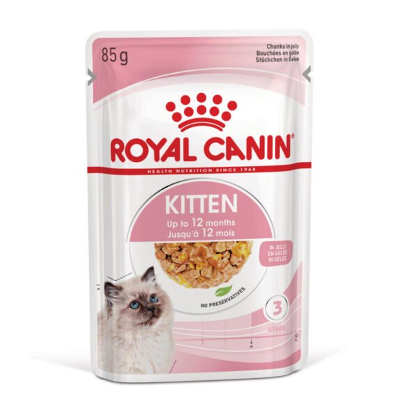 Comida húmeda en gelatina, Gatito – Carne 85g