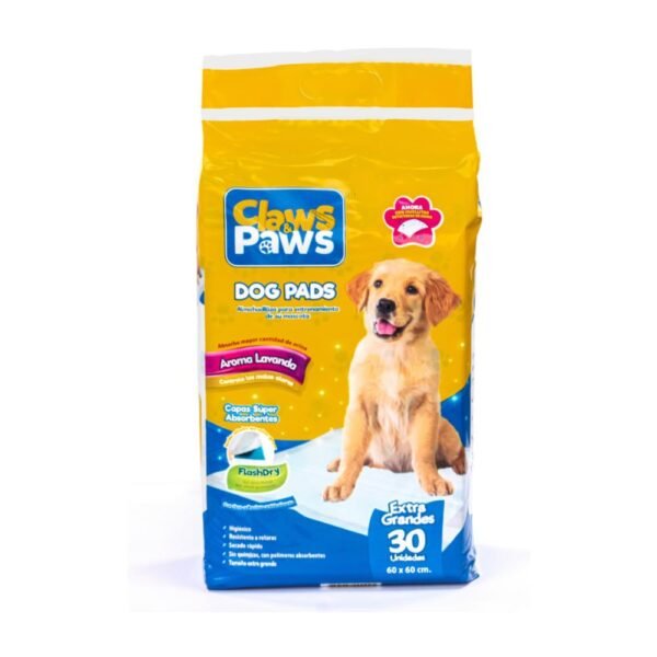 claws-paws-panos-de-entrenamiento-60-x-60cm-30un Paños de Entrenamiento, 60 x 60cm - 30uds