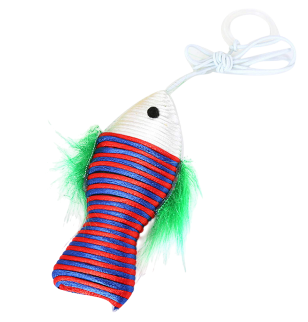 Pez Rascador con Hilo y Sonajero - 10.5cm