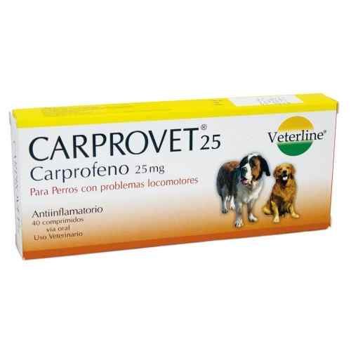 carprovet-25-antiinflamatorio-1-blister10tab Antiinflamatorio - 1 blíster(10tab)