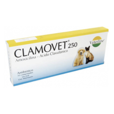 clamovet-250-antibiotico-1-caja40tab Antibiótico - 1 caja(40tab)