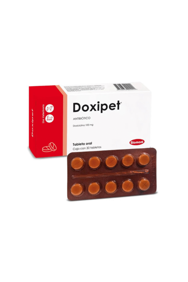 Doxipet 100, Antibiótico - 1 blíster(10tab)