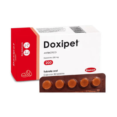 Doxipet 200, Antibiótico - 1 blíster(5tab)