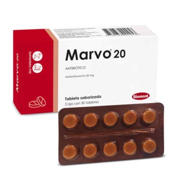 marvo-20-antibiotico-1-blister10tab Marvo 20, Antibiótico - 1 blíster(10tab)