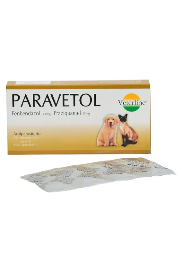 paravetol-antiparisitario-interno-1-blister8tab Antiparasitario Interno - 1 blíster(8tab)