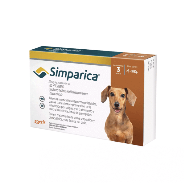 simparica-5-a-10kg-3-tabletas-20mg 5 a 10kg, 3tab - 20mg