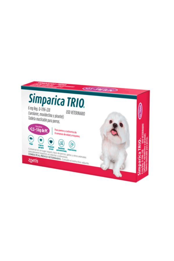 2.5 a 5kg, 3tab - 6mg