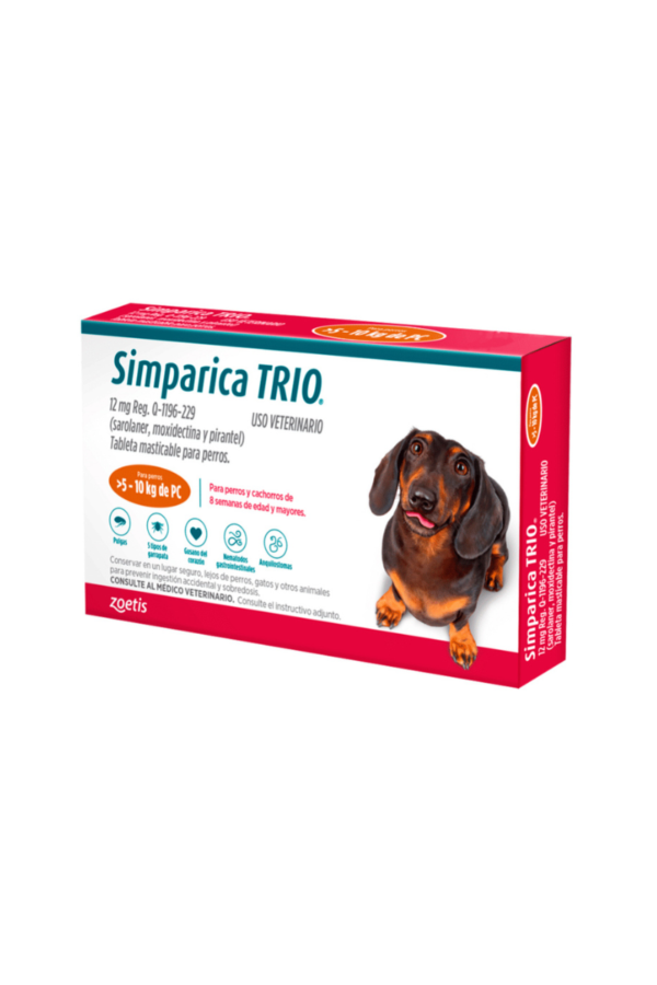 5 a 10kg, 3tab - 12mg