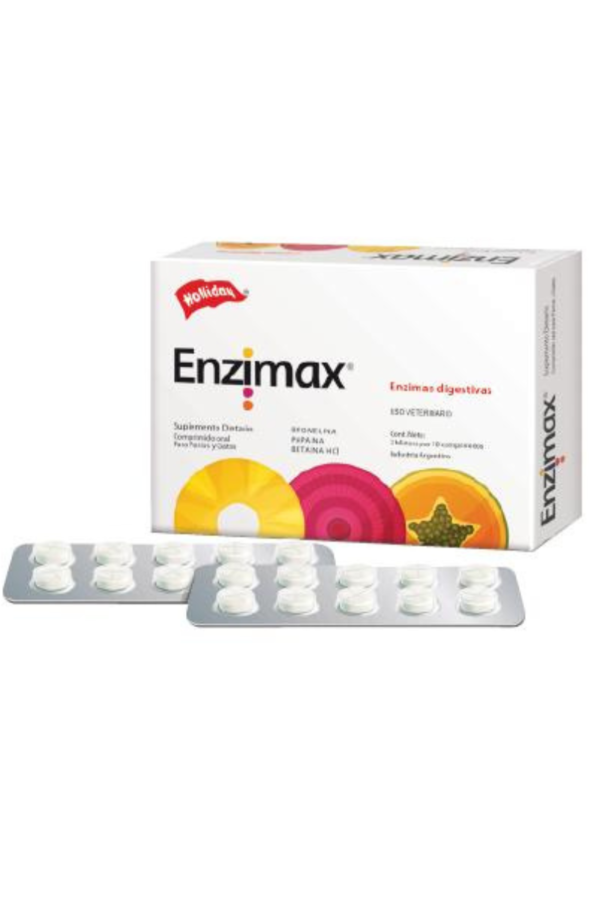 holliday-enzimax-1 Enzimas Digestivas - 1 caja(20tab)