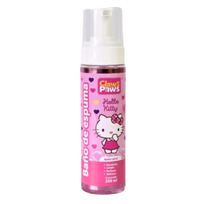 claws-paws-bano-de-espuma-seco-hello-kitty-250ml Baño de Espuma Seco Hello Kitty - 250ml