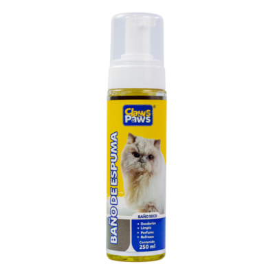 claws-paws-bano-de-espuma-seco-para-gato-250ml Baño de Espuma Seco para Gato - 250ml