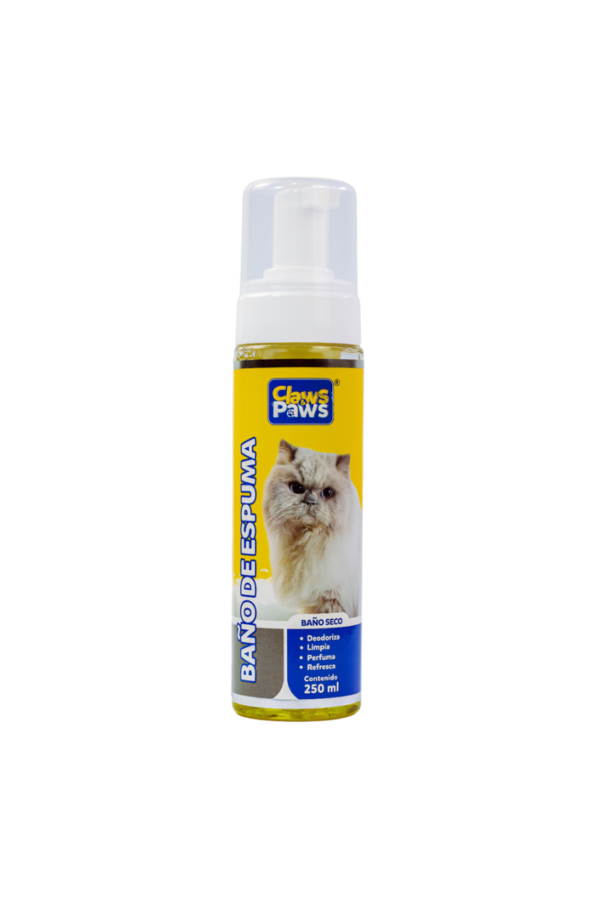 claws-paws-bano-de-espuma-seco-para-gato-250ml Baño de Espuma Seco para Gato - 250ml