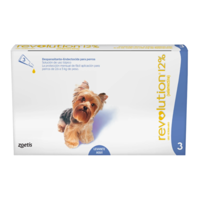 zoetis-revolution-12-0-25ml 2.6 a 5kg - 3 Pipetas