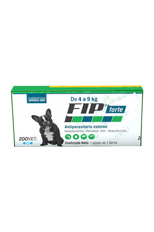 zoovet-fip-forte-1-5ml 4 a 9kg - 1 pipeta