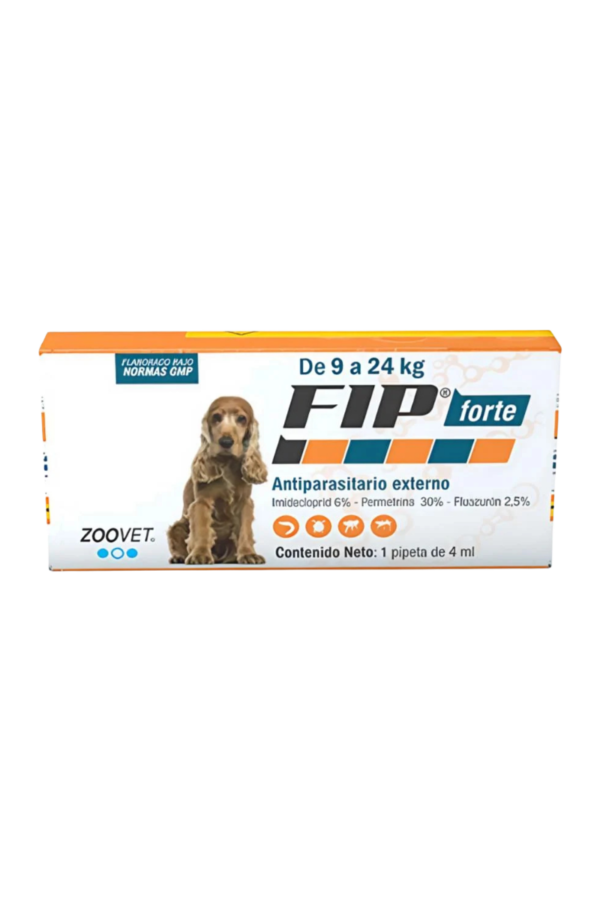 zoovet-fip-forte-4ml 9 a 24kg - 1 pipeta