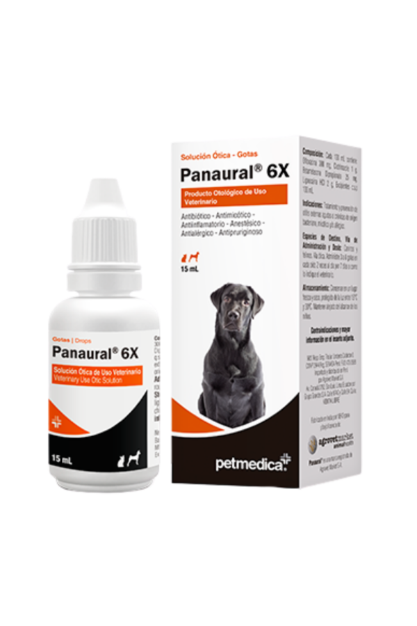 petmedica-panaural-6x Solución Ótica - Gotas 15ml