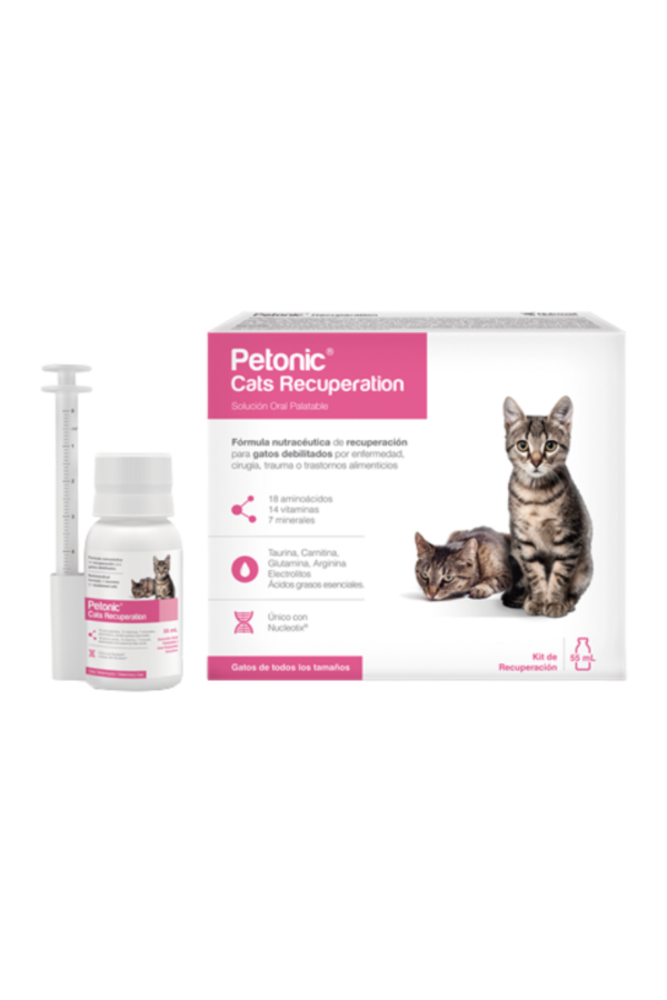 petmedica-petonic-cats-recuperation Recuperación para gatos debilitados - 55ml