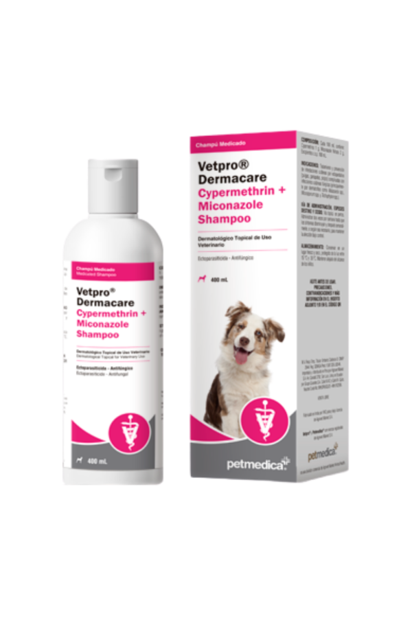 Shampoo Medicado - Cypermethrin + Miconazole