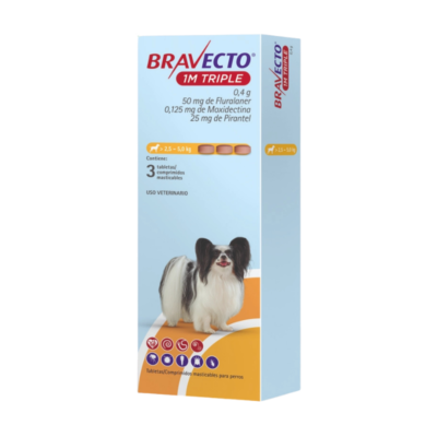 msd-bravecto-1m-triple-2-5-a-5kg 2.5 a 5kg - 3tab
