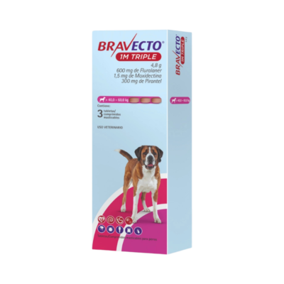 msd-bravecto-1m-triple-40-a-60kg 40 a 60kg - 3tab