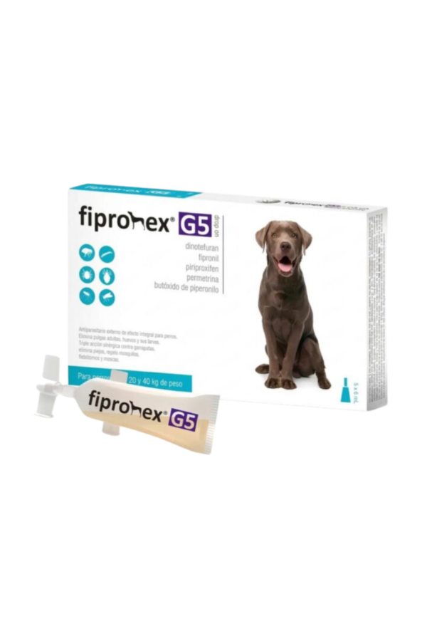 20 a 40kg - 5 pipetas