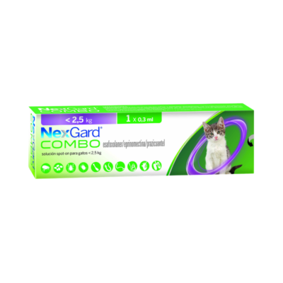 boehringer-ingelheim-nexgard-combo-cat-0-3ml Menos de 2.5kg - 1 pipeta