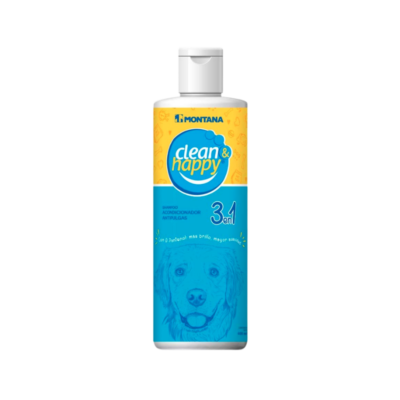 montana-clean-happy Shampoo, Acondicionador y Antipulgas - 250ml
