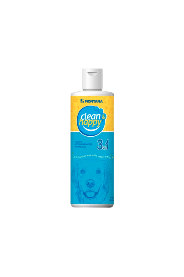 Shampoo, Acondicionador y Antipulgas - 250ml
