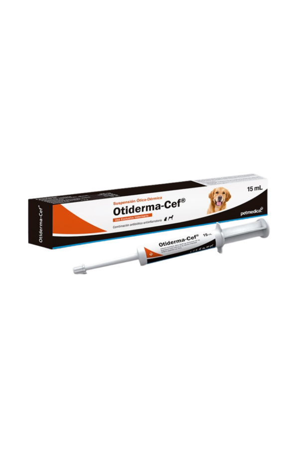 petmedica-otiderma-cef Suspensión Ótica - 15ml