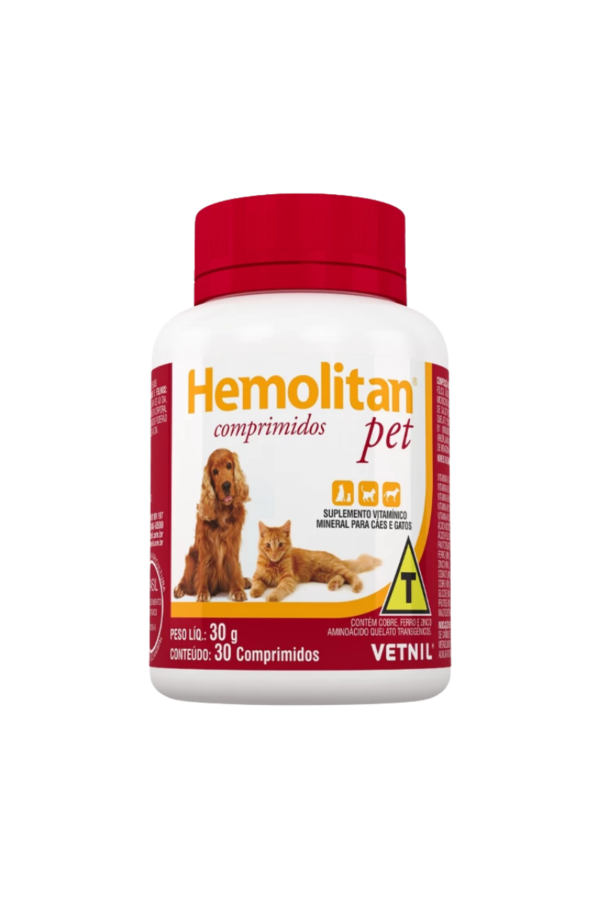 vetnil-hemolitan-pet-comprimidos Precursores del Metabolismo Celular - 30comp