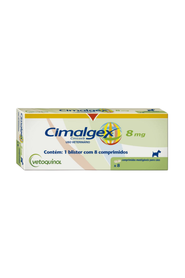 vetoquinol-cimalgex-8mg Analgésico y Antiinflamatorio - 8comp